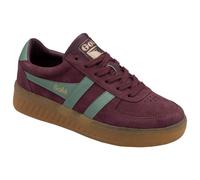 Gola Femme Grandslam Suede Chaussures, Windsor Wine-Green Mist-Gum, 36