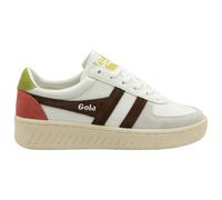 Gola - Women's Grandslam Trident - Baskets - UK 4 | EU 37 - white / dark brown / moss