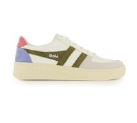 Gola - Women's Grandslam Trident - Baskets - UK 7 | EU 40 - white / khaki / fluro pink