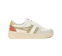 Gola Women's Grandslam Trident White/Bone/Flax Sneakers CLA415AC