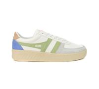 Gola Women's Grandslam Trident White/Patina Green/Pearl Pink Sneakers CLA415W...