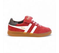 Gola Women's Stadia 86 Red/Off White/Dark Brown/Gum Sneakers CLB787RW (US)