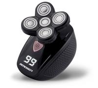 Berdsen Rasoir Électrique 5in1 Sans Fil Double Rotatif Lames En Acier 5 Têtes 3 Capuchon Barber Maître BD-265 Noir