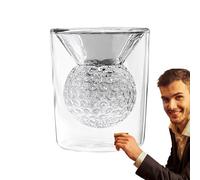 Golas de suces de de golf -Inseils créatifs de cadeaux, jeux nus, verre créatif de golf schnapps, tasse d'eau à double paroi | Accessoire pratique de fête d'anniversaire de torn