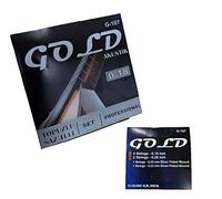 GOLD 0,18 Topuzlu Baglama Saz Teli Kisa Sap. Acier inoxydable, Instrument à Cordes Musical, Mandoline, Légère
