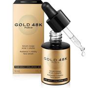 Gold 48k - Sérum Visage Éclat + Vitalité - Or Pur + Acide Hyaluronique - 30 Ml