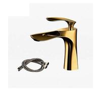 Gold/Black Vanity Bathroom Cabinet Countertop Hot and Cold Basin Brass ，Faucet Kitchen taps for Sink