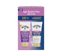 Gold Bond Age Renew Day & Night Duo pour le corps et le visage, lotion correctrice pour crêpe, raffermit visiblement la peau et lotion de nuit avec rétinol, rend la peau visible, 8,6