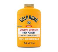 Gold Bond Medicated Original Strength Body Powder, 10 oz, Talc-Free, Anti-Itch, Absorbs & Cools