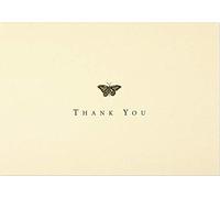 Gold Butterfly Thank You Notes (Stationery, Note Cards) (Note Card Series)