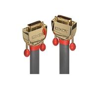 Lindy Câble DVI Gold 36208 - DVI-D liaison double M/M 20 m vis moletées gris