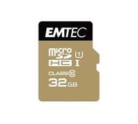 Gold+ - Carte mémoire flash (adaptateur SD inclus(e)) - 32 Go - Class 10 - micro SD - or