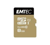 Gold+ - Carte mémoire flash (adaptateur SD inclus(e)) - 8 Go - Class 10 - micro SD - or