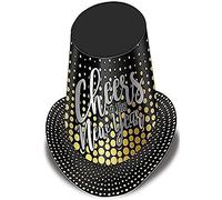 Gold Cheers To The New Year Hi-Hat - 1 pièce