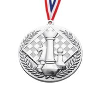 Gold Chess Awards - Médailles en Relief De Qualité Supérieure, Sangle De Cou Tricolore, Prix De Reconnaissance pour Les Grands Maîtres | De Zinc, Souvenir Commémoratif pour Les Matchs