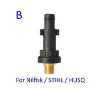 Gold Connecteur De Buse De Pistolet À Savon Adaptateur De Lance De Mousse De Neige Pour Nettoyeur Haute Pression Stihl Nilfisk Gerni Husqvarna
