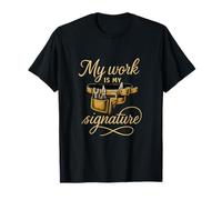 Gold Contractor Work est ma signature T-Shirt