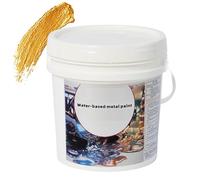 Gold Craft Paint, Water Based Gold Metal Paint, Long-lasting Water Based Gold Foil Paint, Water Based Gold Painting Liquid Paint, Art Acrylic Paint Set, Easy To Use, Portable for Artists