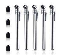 GOLD DEER Lot de 5 manomètres de pression des pneus mécaniques 5-50 PSI avec clip de poche, outil de contrôle de pression des pneus, jauge de pression des pneus de voiture pour voitures, camionnettes,