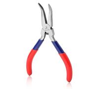 GOLD DEER Mini pince plate à mâchoire lisse Pince de précision Mini pince à bec de canard Pince à redresser les fils pour la fabrication de bijoux Pince à courber les fils et à saisir