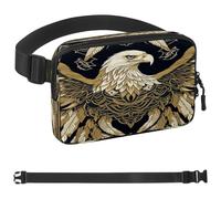 Gold Eagle Sac banane imperméable avec sangles réglables pour homme et femme, avec poches à fermeture éclair, pour entraînement, course à pied, voyage, randonnée, multicolore, taille unique,