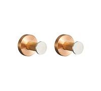 Gold en Or Rose brossé Mur à vêtements Crochet Porte-Toilettes Porte-Serviette de Serviette de Serviette de Cuisine Accessoires de Salle de Bain, Support en Papier (2 PCS Robe Hook)