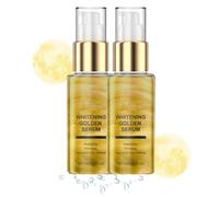 Gold Essence Collagen Face Serum, Golden Skin Care Serum, Moisturizing And Tender Gold Skin Serum, with Hyaluronic Acid and Vitamin C, Smooth And Bright Skin 30 ml (2pcs)