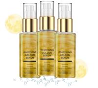 Gold Essence Collagen Face Serum, Golden Skin Care Serum, Moisturizing And Tender Gold Skin Serum, with Hyaluronic Acid and Vitamin C, Smooth And Bright Skin 30 ml (3pcs)