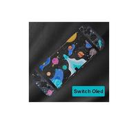 (Gold) Étui rigide NS à motif sakura en relief pour Nintendo Switch