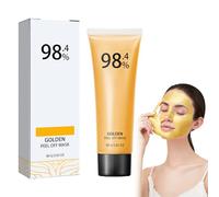 Gold Foil Peel-Off Mask, 80 G Gold Foil Tear Off Mask 98.4% Golden Peel Off Anti-Wrinkle Face Mask Pores Nettoyants En Profondeur, Pour Un Nettoyage En Profondeur, Nettoyer Les Pores