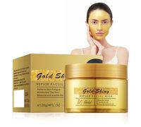 Gold Foil Peel-Off Mask, Masque Facial En Or 24 K, Lackhead Remover Mask,Masque Gold,Rejuvenating Gold Peel off Mask,Resserre Les Pores et Nourrit La Peau,Le Traitement Facial Anti-âge Anti-rides,120g