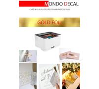 Gold Foil Transfer Lot de 10 feuilles couleur or, format A4, plastification sur impression laser