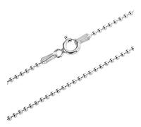 Gold Gala Collier Chaîne en Argent Sterling 925, Maille Boule Largeur 2 mm (45)