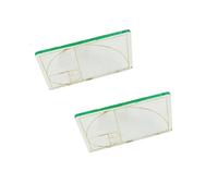(Gold)Golden Ratio Viewfinder, Golden Cut Viewfinder, Artist's View Catcher, Ratio Correction Tool for Artists, Designers, Architects, Drawings
