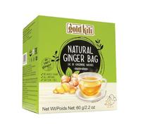 Gold Kili Infusion au Gingembre 60g (20 Sachets)/Boite, Infusion Ginger Citron 60g (20 sachets)/Boite - Offres de 1, 2, 3 et 4 Boites (1 boite, Gingembre)