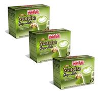 Gold Kili Instant Matcha Green Tea Ginger Latte (Pack of 3) 30 Packets by Gold Kili