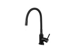 Gold Kitchen Faucet Stainless Steel Flexible Spout Kitchen Sink Faucet Hot Cold Water Sink Mixer Tap 360 Degree Rotate Crane(A1114N-T2)