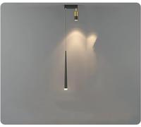 Gold Light Luxury Room Master Bedroom Head of A Bed Small Chandelier Modern Minimalist Net Red Simple Long Line Restaurantc,Lampe à Suspension