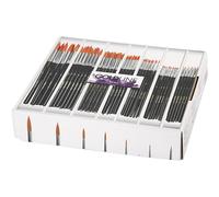 Creativ Company Round Brushes - 7 Sizes, 84 Pcs.