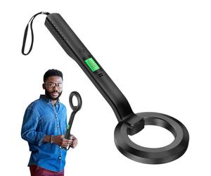 Gold Metal Detector, Handheld Treasure Finder, LCD Detection Wand