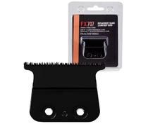 Gold Metel T-Blade Remplacement Professionnel Barberlogy, Compatible For Babyliss, BladeBarbershop FX707 FX787 FX726 FX787Z Tondeuse À Cheveux(Black)