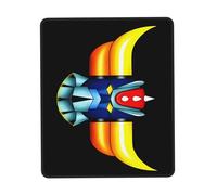 Gold%orak Japanese UFŏ%Robot Manga Mouse Mat Tapis de Souris à Bord verrouillable en Caoutchouc Multi-Code Tapis de Souris Grendizer Anime Accessoires de Bureau antidérapants 10 x 12 inch