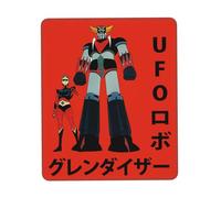 Gold%orak Japanese UFŏ%Robot Manga Mouse Mat Tapis de Souris à Bord verrouillable en Caoutchouc Multi-Code Tapis de Souris Grendizer Anime Accessoires de Bureau antidérapants 10 x 12 inch