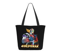 Gold%orak Japanese UFŏ%robot Manga Sac à Main Femme Anime Grendizer - Sac Shopping Bandoulière Manga - Design Classique Robot Japonais - Accessoire Geek - Cadeau Fan De UfŌ - Pratique & Léger