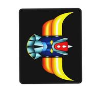 Gold%orak Japanese UFŏ%Robot Manga Tapis de Souris de Jeu antidérapant - Tapis de Bureau avec Bords Cousus, Tapis pour Ordinateur Portable/PC de Jeu, Accessoire de Bureau Cadeau Geek 8.3 x 10.3 in