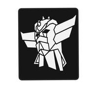 Gold%orak Japanese UFŏ%Robot Manga Tapis de Souris de Jeu antidérapant - Tapis de Bureau avec Bords Cousus, Tapis pour Ordinateur Portable/PC de Jeu, Accessoire de Bureau Cadeau Geek 7.9 x 9.5 in