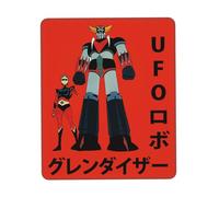 Gold%orak Japanese UFŏ%Robot Manga Tapis de Souris de Jeu antidérapant - Tapis de Bureau avec Bords Cousus, Tapis pour Ordinateur Portable/PC de Jeu, Accessoire de Bureau Cadeau Geek 7.9 x 9.5 in