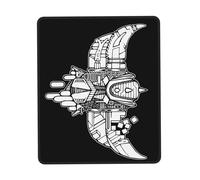 Gold%orak Japanese UFŏ%Robot Manga Tapis de Souris de Jeu antidérapant - Tapis de Bureau avec Bords Cousus, Tapis pour Ordinateur Portable/PC de Jeu, Accessoire de Bureau Cadeau Geek 7 x 8.6 in