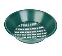 Gold Pan Classifier Écran en maille | Sifter en plastique de première classe pour minage d'or/détection de métal | Poids plume et robuste 35 x 35 cm Green Pan