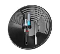 Gold Panning Kit, Complete Gold Washing Trough Set with 5 Tools for Prospecting, Digging, Gem & Rock Hunting, Collecting, Adults, Enthusiasts, Outdoor Fun